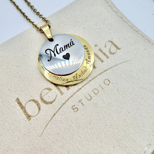 Cadena Personalizada con Nombres para Mamá