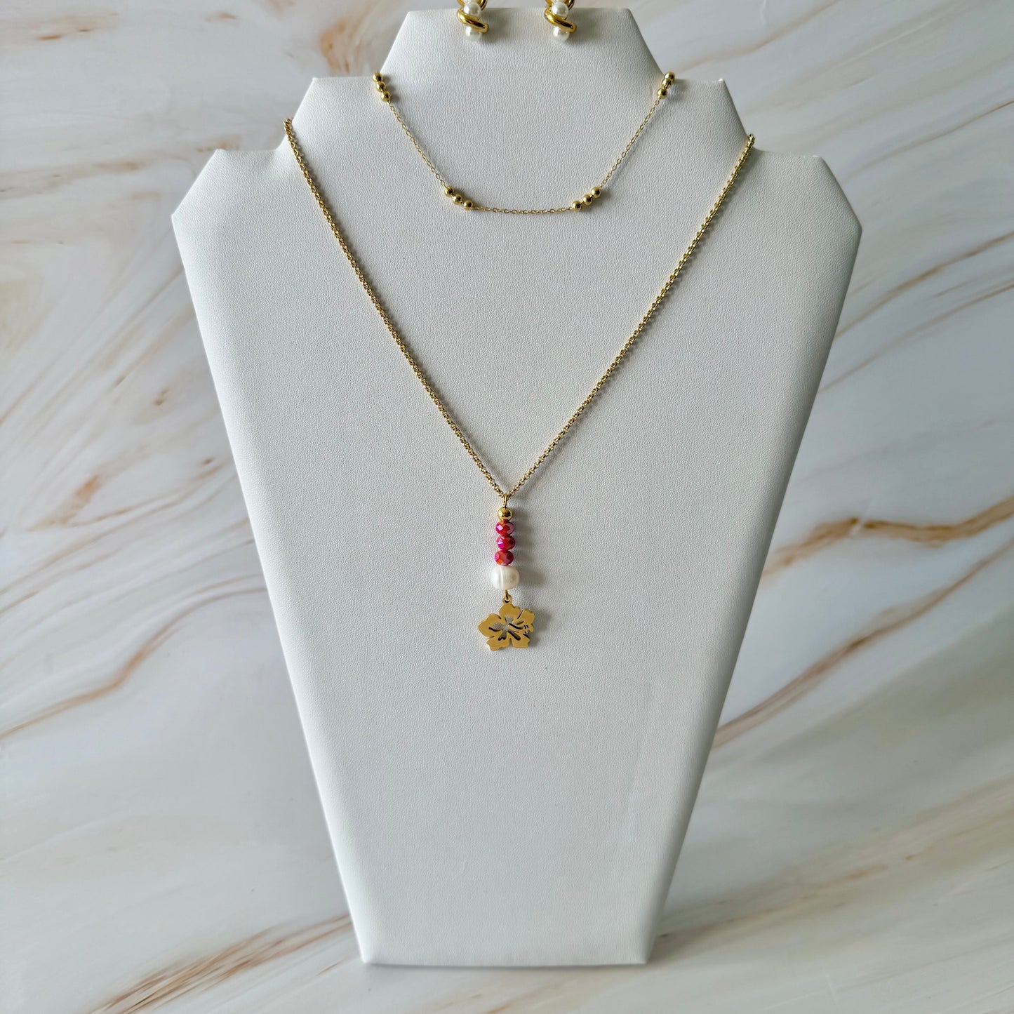 Cadena Amapola y Perla