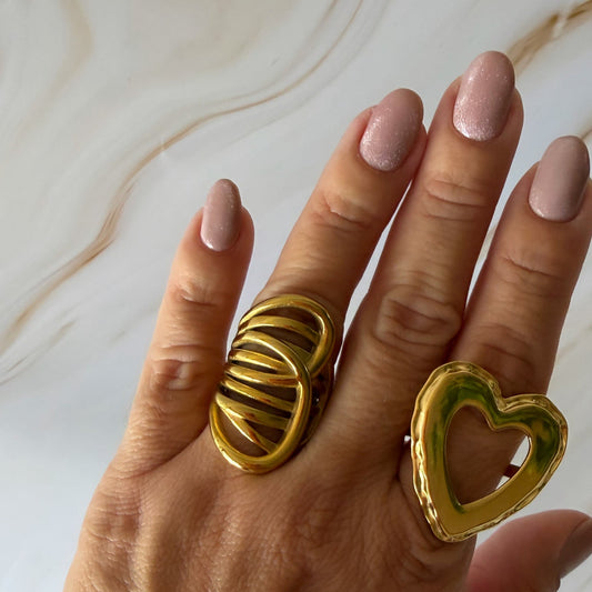 Sortijas Acero Inoxidable - Anillos Elegantes