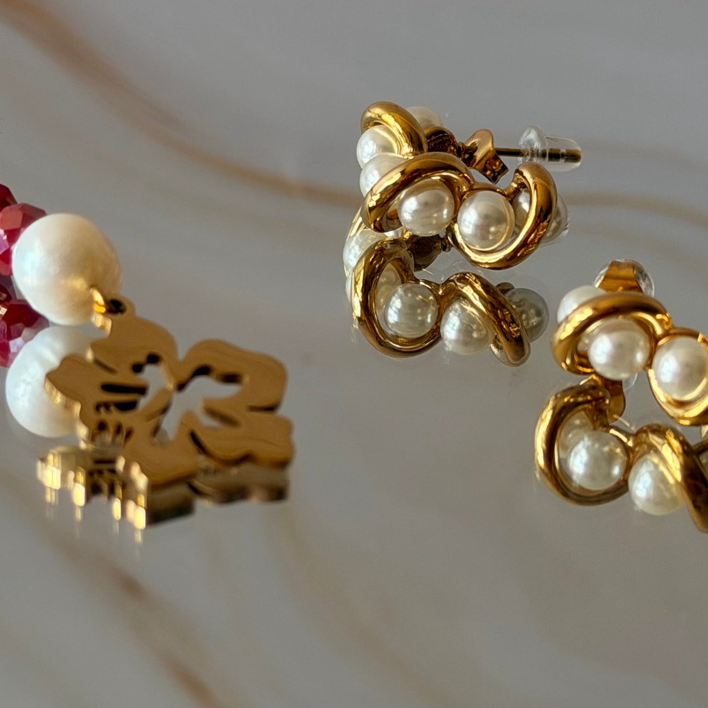 Cadena Amapola y Perla