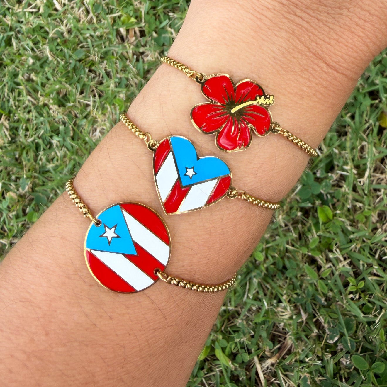 Pulseras Mi Isla Doradas