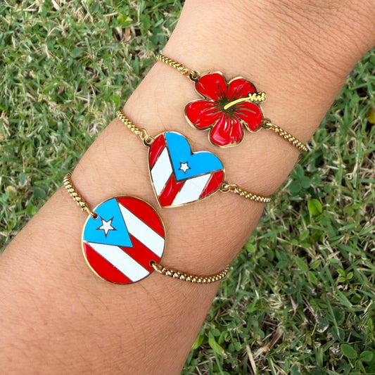 Pulseras Mi Isla Doradas